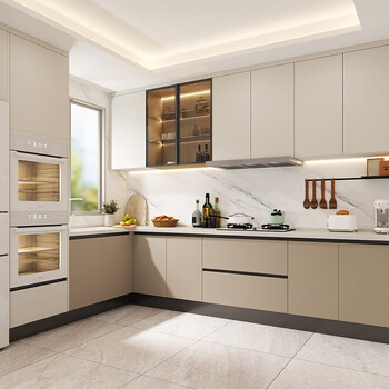 Sofia integrated cabinets customized modern home kitchen cabinets and stove integrated decoration 9999 series customized gold 9999 yuan_7m cabinet + smoke stove package, customized gold details contact customer service