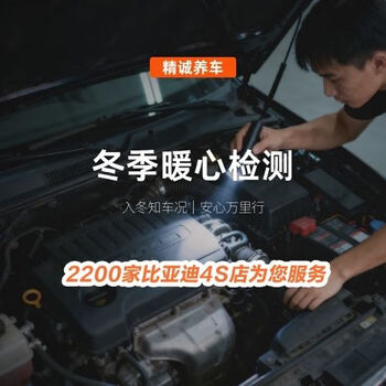 Sincere car care winter heart-warming test 15-item winter low temperature test for the whole car chassis engine compartment all models winter car safety test