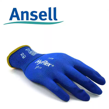 Ansell11-818 nitrile-coated gloves dipped in rubber, oil-resistant, non-slip and wear-resistant 12 pairs/dozen 8 yards