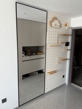 The middle shopkeeper's entrance hall renovation entrance hole board full-length mirror hanger integrated mirror full-length mirror ins goggle mirror white hole board 1 point 1 * 2 points 2 + full-length mirror 60 * 2 points 2