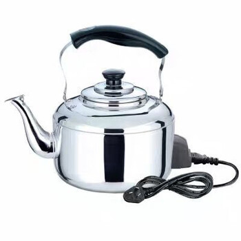 Noisy kettle 304 stainless steel electric kettle automatic power off whistle large capacity kettle anti-dry boil household commercial non-automatic power off 4000ml
