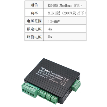 Foc brushless dc motor driver servo motor driver board 485 analog signal can pulse potentiometer oid-mini-rs485 modbus r1 provides free remote technical support