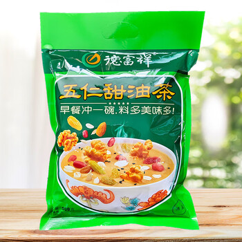 Defuxiang five kernel salty sweet camellia oleifera for middle-aged and elderly people, oatmeal, nuts and dried fruit breakfast powder, five kernel sweet camellia oleifera 400g*1 bag