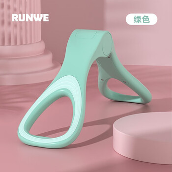 Pelvic floor muscle trainer home artifact leg beauty device pelvic trimming hip slimming inner thigh device standard model-green
