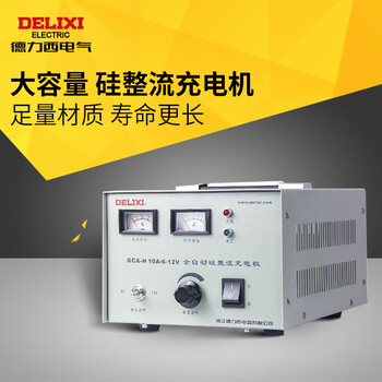 Delixi electric battery charger dc charger gca-h silicon rectifier fully automatic motor 6-24v/20a