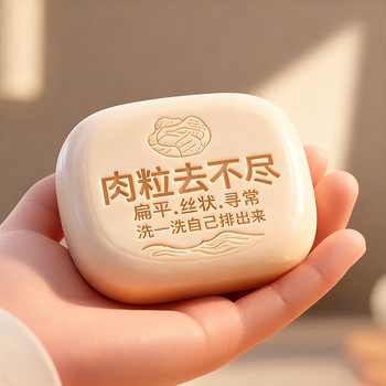 L0 chinese medicine ingenious wart and mole removal soap small fleshy particles all over the body, flat and filiform, especially warts and warts, antibacterial and anti-wart soap 1 piece 80g trial pack