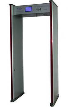 Puffins six-zone lcd luxury exit security door metal detector security detector factory detection door