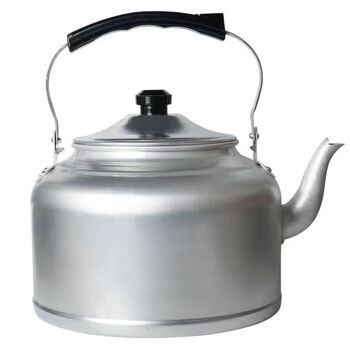 Omanruoli old-fashioned extra thick traditional aluminum kettle aluminum kettle kettle thickened large capacity household gas durable gas aluminum teapot 2l 18 thick aluminum kettle (small size 4 pounds of water)