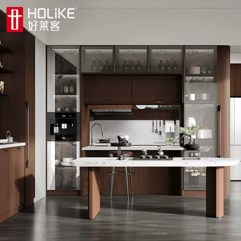 Yusen yihaolaike kitchen cabinet integrated cabinet custom oriental lanting cabinet moisture-proof stain-resistant anti-bacterial quartz stone countertop. for customization prepayment details, please contact customer service