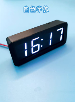 Car gps beidou satellite synchronized clock electronic clock module car led nixie tube digital display luminous display white display (can only be used outdoors)