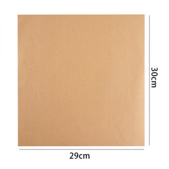 Kaooseen hand-caught seafood disposable table kraft paper thickened waterproof and oil-proof bare-handed restaurant barbecue special table pad paper dark fine beef yellow paper 29*30cm 500 sheets 29*30cm