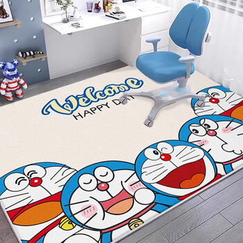 Kaye cartoon carpet children's room bedroom washable wipeable bedside blanket living room study sofa coffee table blanket non-slip mat sjr-y tinkerbell dora 60x160cm