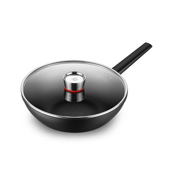 Sanhe hot wheels series wok, stew pot, frying pan, titanium non-stick three-piece set, imported coated non-stick pan