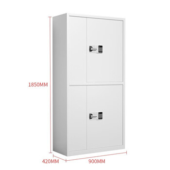 Magidun security cabinet password lock cabinet archive information office cabinet confidential document iron cabinet with lock safe double-section no-draw national treasure lock