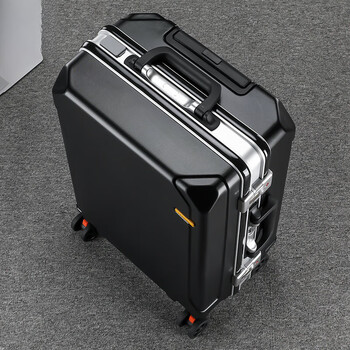 Xiaomi li high-end suitcase can seat 22 people, suitcase for men and women, 20 boarding suitcase, college student business large capacity, 26 suitcase, supreme aluminum frame model, obsidian black, 20 inches, boarding size