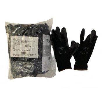 Ansell ansell 48-126 wear-resistant non-slip gloves pu nitrile coated palm-dipped breathable edge labor protection gloves, new and old packaging, random one pack m