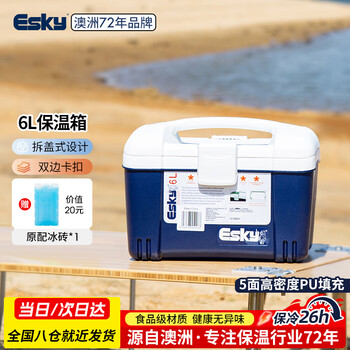 Esky outdoor insulated box car refrigerator breast milk medicine refrigerated box camping stall food heat preservation small ice box 6l