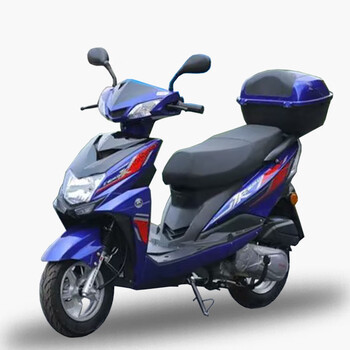 Ericsson 125cc motorcycle scooter fuel-assisted women's scooter delivery car national iv efi can be licensed blue mechanical version (usb/tail box/certificate/invoice) free shipping