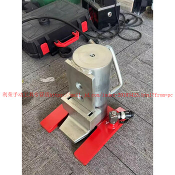 He jiagong split claw jack 10 tons adjustable hydraulic low-level lifting hoist handling crane electric hook type 10 tons claw adjustable