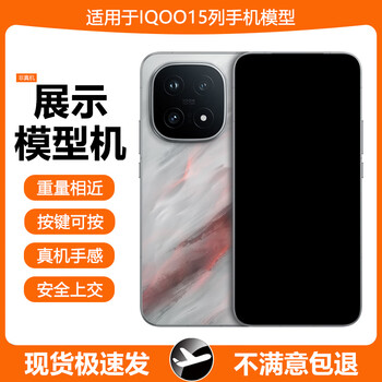 Suiyin is suitable for iqoo15 mobile phone model with bright screen iqoo15 handover top bag toy display shooting test model machine black screen model iqoo15-legend edition (glass screen) black screen version