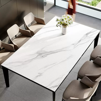 Yusenyi marble table mat, oil-proof and waterproof dining table mat, light luxury, high-end sense, no-wash tablecloth, leather coffee table mat table youjian 70cmx130cm (can be cut and customized)