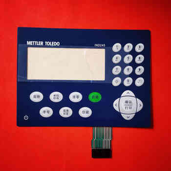 Toledo original ind231/236/245 instrument switch button surface sticker display shell button surface ics241