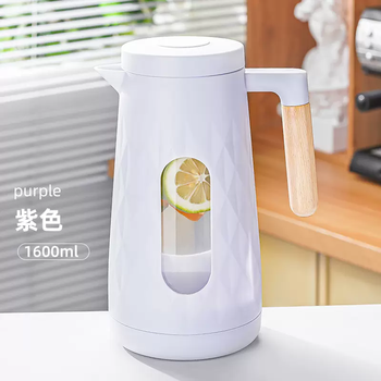Yusenyi refrigerator cold kettle glass high temperature resistant high borosilicate household food grade large capacity hot water household water storage cold kettle 1.6l hibiscus purple anti-scalding high temperature resistant 400 1l