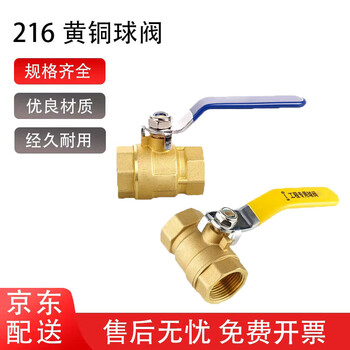 Zhuqin type 216 brass ball valve manual internal thread copper ball valve water pipe valve one price dn25 (1 inch)