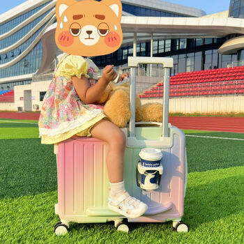 Ye yuke's riding suitcase, women's trolley case, men's travel password case, boarding case, sturdy and durable, gradient purple - basic version, single layer material - load-bearing 120 kilograms, 20-inch thickened and wear-resistant six wheels -