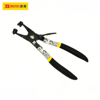 Bosi straight throat pipe clamp automobile oil pipe water pipe clamp pliers 8 inches bs361508