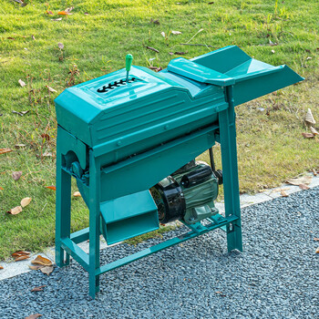 Honggong corn thresher corn threshing artifact corn kernel removal machine small harvester corn kernel screening machine green