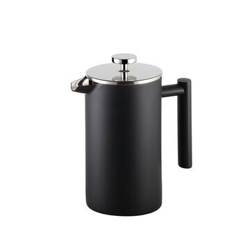 Meikejie hand-brewed american espresso double-layer stainless steel french press filter press pot brewing tea maker home black 650ml