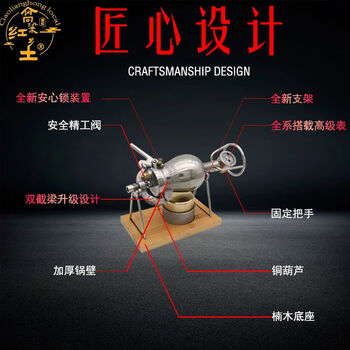 Jianyimao mini popcorn machine household small 304 stainless steel grain amplifier internet celebrity old-fashioned hand-cranked popcorn pot 460ml304 material model + full set of tools + 2 bottles of oil