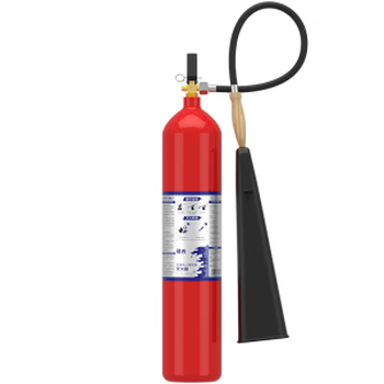 Minshan lanyan carbon dioxide fire extinguisher machine room precision instrument gas portable kilogram dry ice 25-year new national standard 25-year new national standard 7 kilogram carbon dioxide fire extinguisher