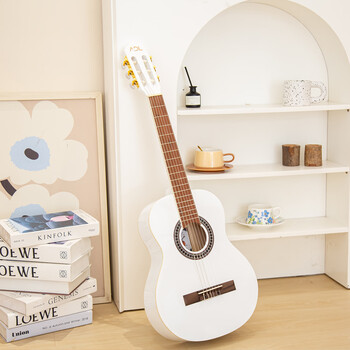 Andrew painless guitar beginner's grade exam performance level beginner's introduction 36-inch bright classical guitar white