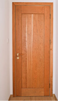 French wooden door room door set door solid wood painted door soundproof bedroom custom door villa door whole house customization north american red cherry wood type a