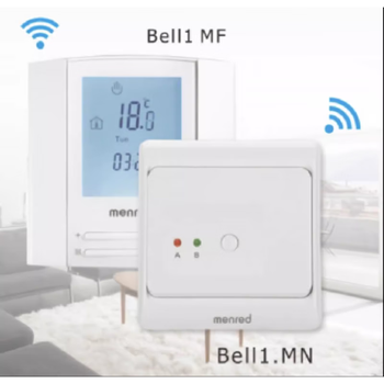 Menred water floor heating wireless thermostat wall-mounted boiler thermostat mn receiver + thermostat