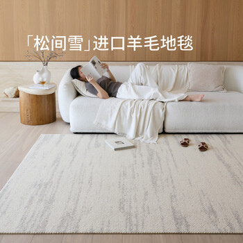 Saibos songjianxue new zealand imported wool carpet living room italian minimalist light luxury high-end bedroom 2025 new style songjianxue (imported wool really soft and elastic) 200cm*300cm (suitable for 2.6~3 meters sofa)