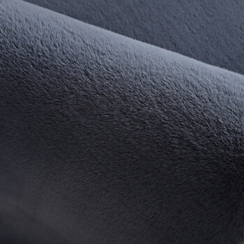 Xuanjia living room carpet light luxury high-end no-wash 2025 new bedroom bedside blanket thickened plush bay window mat customized dark gray 1.6m*0.6m