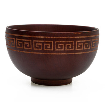 He jiagong tibetan wooden bowl, tibetan patterned butter tea bowl, bajixiang solid wood jujube, household traditional crafts, tibetan wooden bowl, patterned pattern