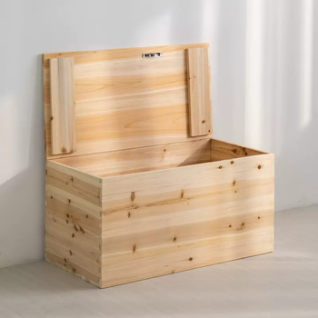 Yusenyi wooden box storage box sitable storage box organizing box bay window cabinet customized solid wood box spliced bed tatami spliced bed fragrant fir thickness 1.7cm top opening cover fragrant fir thickness 1.7cm top opening lid length 40 width 40 height 40cm 40 pieces length 40 width 40 height 40cm
