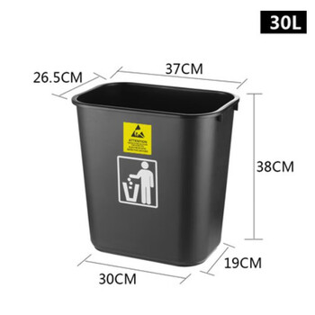 Anti-static trash can esd dust-free purification industrial electronic plastic waste storage barrel black 40l square 60 240l foot-operated with lid