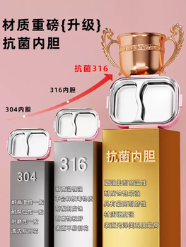 Yusenyi lunch box, stainless steel lunch box for office workers, special children's lunch box, large capacity, good looks for women, 2024 new lunch box 3269 priority 1ml priority