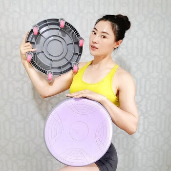 Jiaojing sliding disc abdominal disc ultra-quiet six-wheel douyin same style ultra-abdominal disc soft rubber surface abdominal wheel home fitness equipment purple +