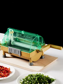 Yusenyi commercial chopped green onion, chopped chili rings, chopped garlic, spicy chive slices, millet cut cilantro, multifunctional special vegetable cutting machine, commercial vegetable cutting machine