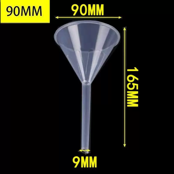 Yusenyi edible funnel wine soup packaging lotion perfume repackaging artifact transparent food grade funnel small diameter 90mm long tube funnel (one trial package)