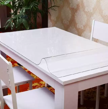 Yusenyi oil-proof 50*180 tablecloth waterproof and anti-scalding oil-free pvc soft plastic glass table mat thick and transparent environmentally friendly 1.0 transparent 50cm wide 90cm long