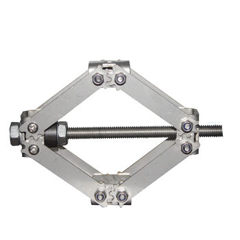 Pickup cat mini micro jack small lift micro manual control portable rc model car v jack platform lift light gray stainless steel