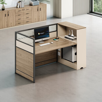 Semphia office desk staff position storage financial table simple modern workbench office desk and chair combination
