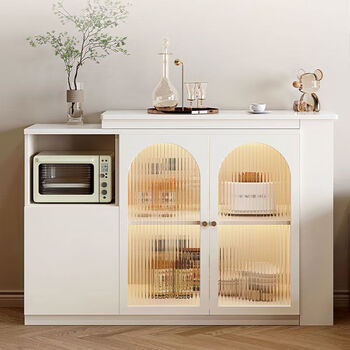 Folding bar and sideboard integrated home living room slate partition cabinet retractable movable small apartment dining table bar 1 90cm separate sideboard (slate + light strip)